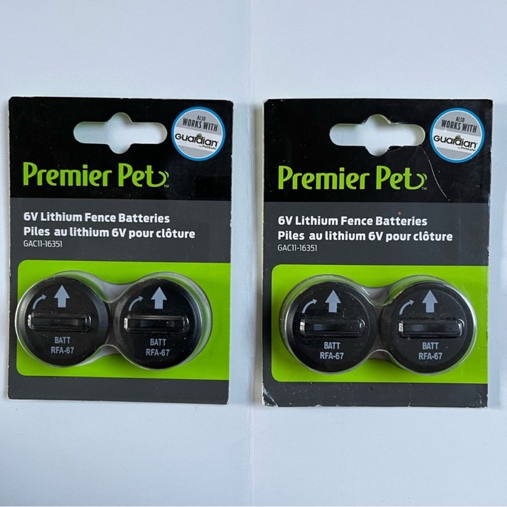 Premier Pet 6V Lithium Fence Batteries 🔋